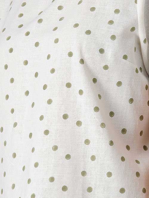 polka dotted top